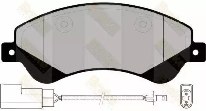 Комплект тормозных колодок (Brake ENGINEERING: PA1699)