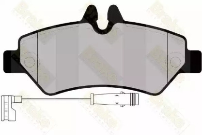 Комплект тормозных колодок (Brake ENGINEERING: PA1702)