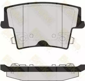 Комплект тормозных колодок (Brake ENGINEERING: PA1711)