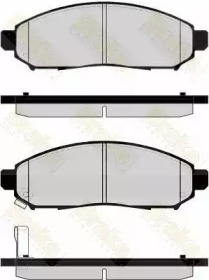 Комплект тормозных колодок (Brake ENGINEERING: PA1713)