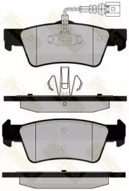 Комплект тормозных колодок (Brake ENGINEERING: PA1725)