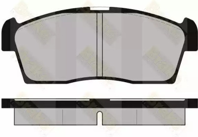 Комплект тормозных колодок (Brake ENGINEERING: PA1728)