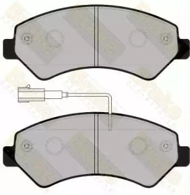 Комплект тормозных колодок (Brake ENGINEERING: PA1755)