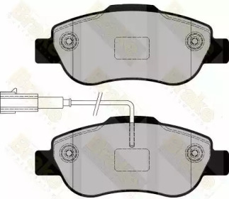 Комплект тормозных колодок (Brake ENGINEERING: PA1761)