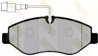 Комплект тормозных колодок (Brake ENGINEERING: PA1763)