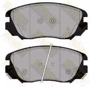 Комплект тормозных колодок (Brake ENGINEERING: PA1777)