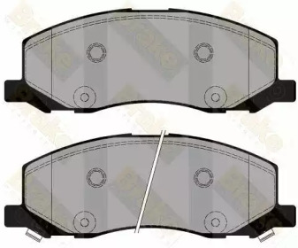 Комплект тормозных колодок (Brake ENGINEERING: PA1779)