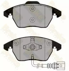 Комплект тормозных колодок (Brake ENGINEERING: PA1832)