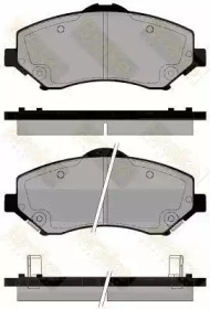 Комплект тормозных колодок (Brake ENGINEERING: PA1837)