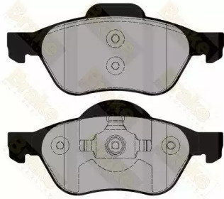 Комплект тормозных колодок (Brake ENGINEERING: PA1844)