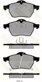 Комплект тормозных колодок (Brake ENGINEERING: PA1848)