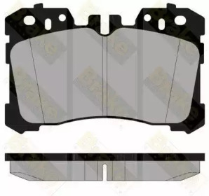 Комплект тормозных колодок (Brake ENGINEERING: PA1852)