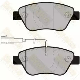 Комплект тормозных колодок (Brake ENGINEERING: PA1861)