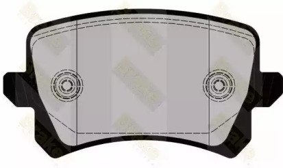 Комплект тормозных колодок (Brake ENGINEERING: PA1862)