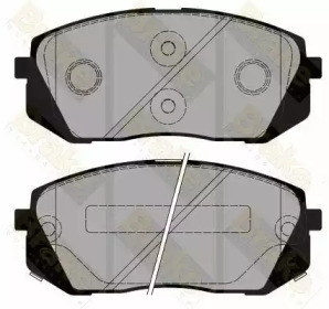 Комплект тормозных колодок (Brake ENGINEERING: PA1873)