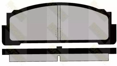 Комплект тормозных колодок (Brake ENGINEERING: PA214)