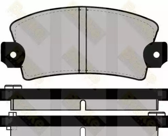 Комплект тормозных колодок (Brake ENGINEERING: PA228)