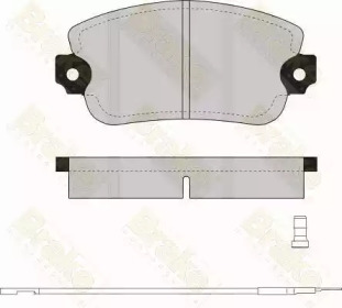 Комплект тормозных колодок (Brake ENGINEERING: PA256)