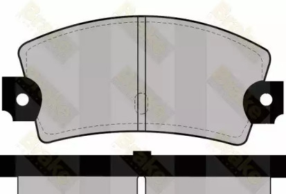 Комплект тормозных колодок (Brake ENGINEERING: PA276)