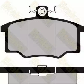 Комплект тормозных колодок (Brake ENGINEERING: PA296)