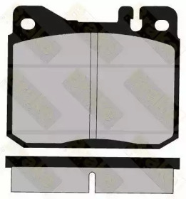 Комплект тормозных колодок (Brake ENGINEERING: PA323)