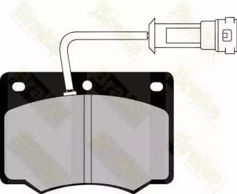 Комплект тормозных колодок (Brake ENGINEERING: PA336)