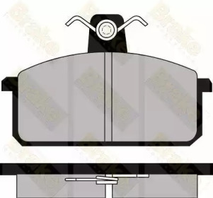 Комплект тормозных колодок (Brake ENGINEERING: PA350)