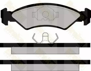 Комплект тормозных колодок (Brake ENGINEERING: PA353)