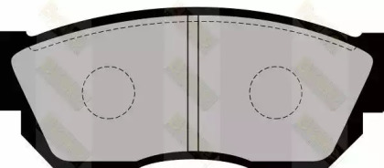 Комплект тормозных колодок (Brake ENGINEERING: PA356)