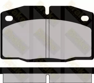 Комплект тормозных колодок (Brake ENGINEERING: PA372)