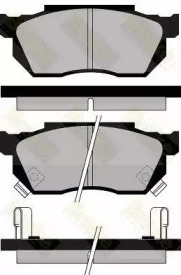 Комплект тормозных колодок (Brake ENGINEERING: PA396)