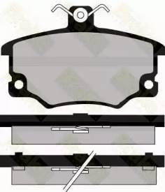 Комплект тормозных колодок (Brake ENGINEERING: PA410)