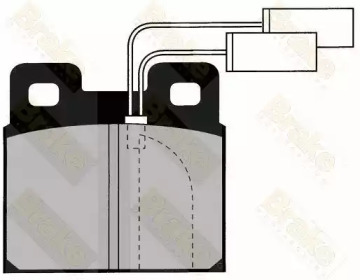 Комплект тормозных колодок (Brake ENGINEERING: PA431)