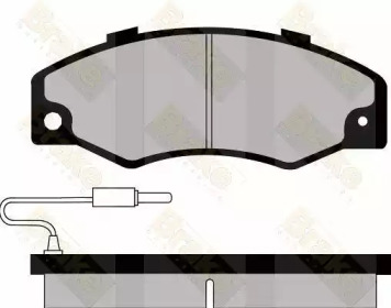 Комплект тормозных колодок (Brake ENGINEERING: PA436)