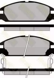 Комплект тормозных колодок (Brake ENGINEERING: PA463)