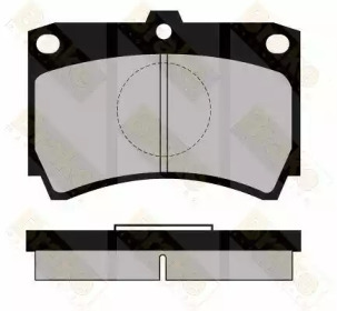 Комплект тормозных колодок (Brake ENGINEERING: PA469)