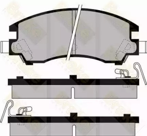 Комплект тормозных колодок (Brake ENGINEERING: PA477)