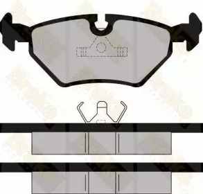 Комплект тормозных колодок (Brake ENGINEERING: PA484)