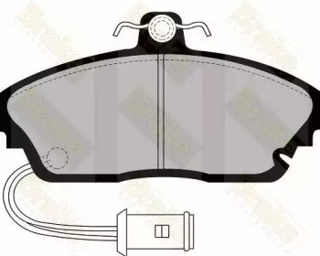 Комплект тормозных колодок (Brake ENGINEERING: PA488)