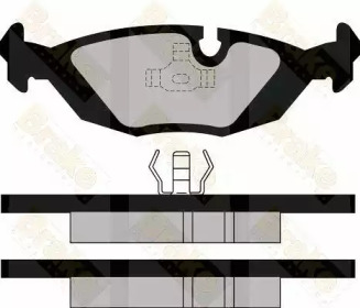 Комплект тормозных колодок (Brake ENGINEERING: PA501)