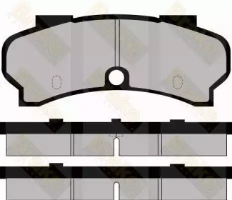 Комплект тормозных колодок (Brake ENGINEERING: PA515)