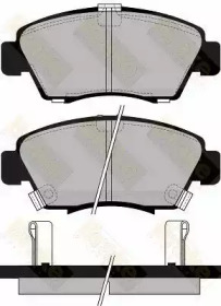 Комплект тормозных колодок (Brake ENGINEERING: PA745)