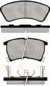 Комплект тормозных колодок (Brake ENGINEERING: PA761)