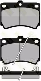 Комплект тормозных колодок (Brake ENGINEERING: PA767)