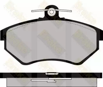 Комплект тормозных колодок (Brake ENGINEERING: PA819)