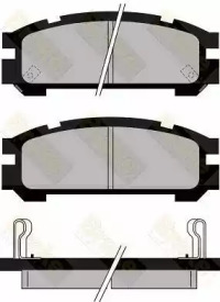 Комплект тормозных колодок (Brake ENGINEERING: PA823)