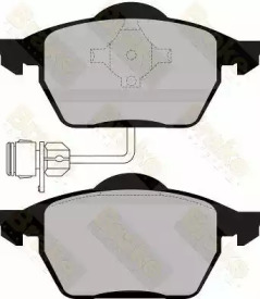 Комплект тормозных колодок (Brake ENGINEERING: PA865)