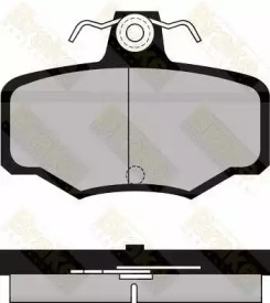 Комплект тормозных колодок (Brake ENGINEERING: PA934)