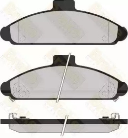 Комплект тормозных колодок (Brake ENGINEERING: PA936)