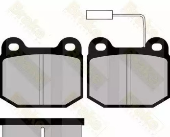 Комплект тормозных колодок (Brake ENGINEERING: PA937)